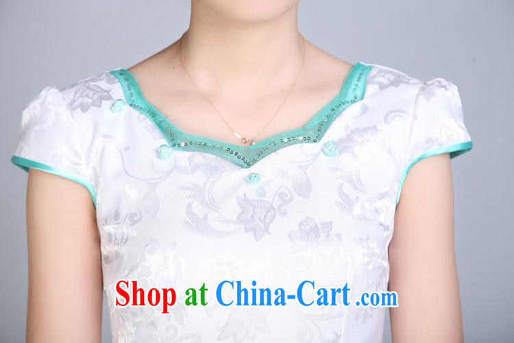 Wholesale improved Chinese qipao summer stylish improved short-neck does not open the truck daily cheongsam dress 002 THM XL pictures, price, brand platters! Elections are good character, the national distribution, so why buy now enjoy more preferential! Health