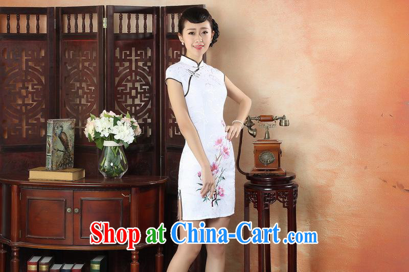 Health Concerns new summer Beauty Fashion cheongsam dress daily retro improved short video thin elegance cheongsam dress 0049 THM L pictures, price, brand platters! Elections are good character, the national distribution, so why buy now enjoy more preferential! Health