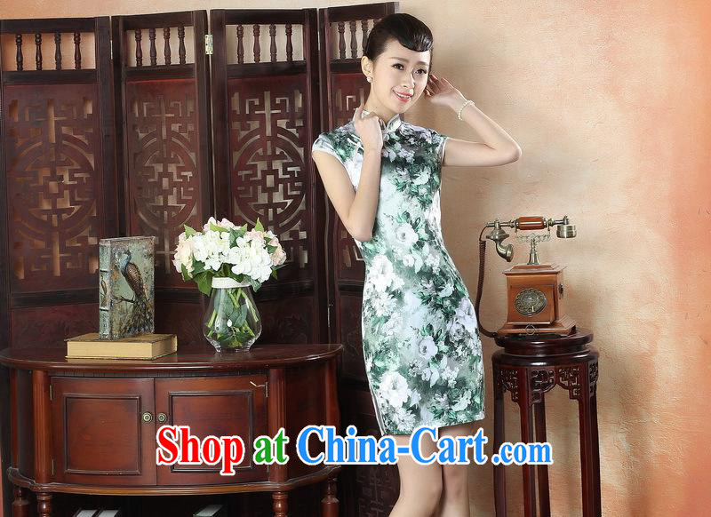 2015 new cheongsam dress summer stylish improved retro beauty everyday dresses dresses, short dresses, 0017 TLM XXL pictures, price, brand platters! Elections are good character, the national distribution, so why buy now enjoy more preferential! Health