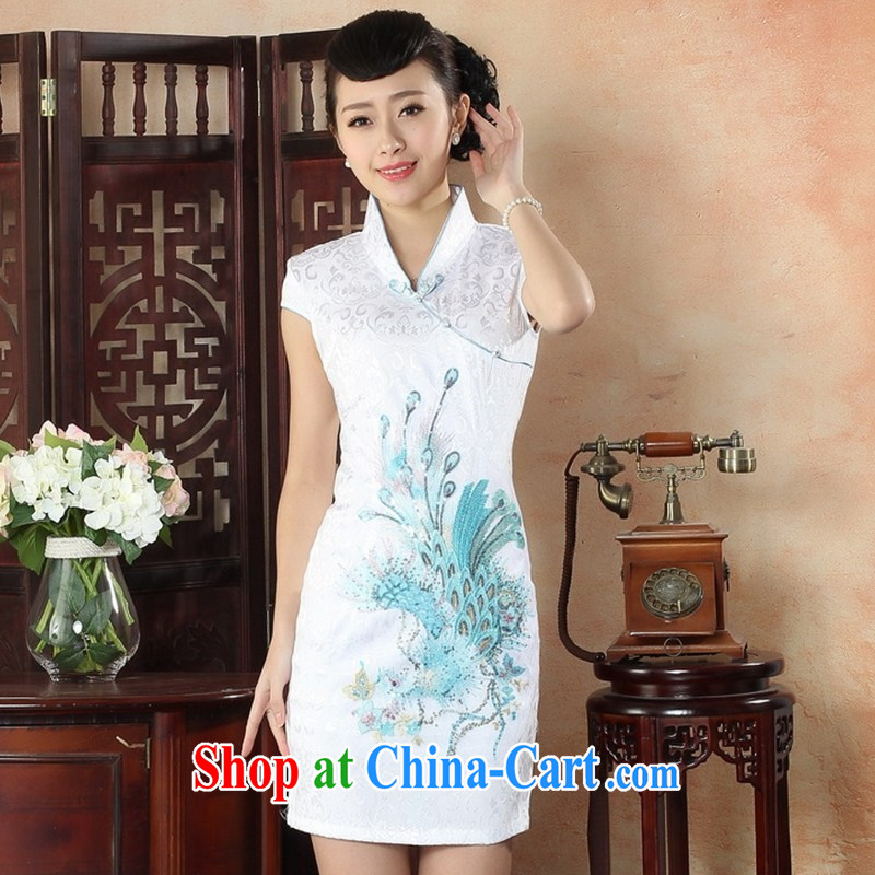 New, red phoenix antique dresses beauty summer dress stylish improved daily cheongsam dress wholesale black XXL, health concerns (Rvie .), and shopping on the Internet