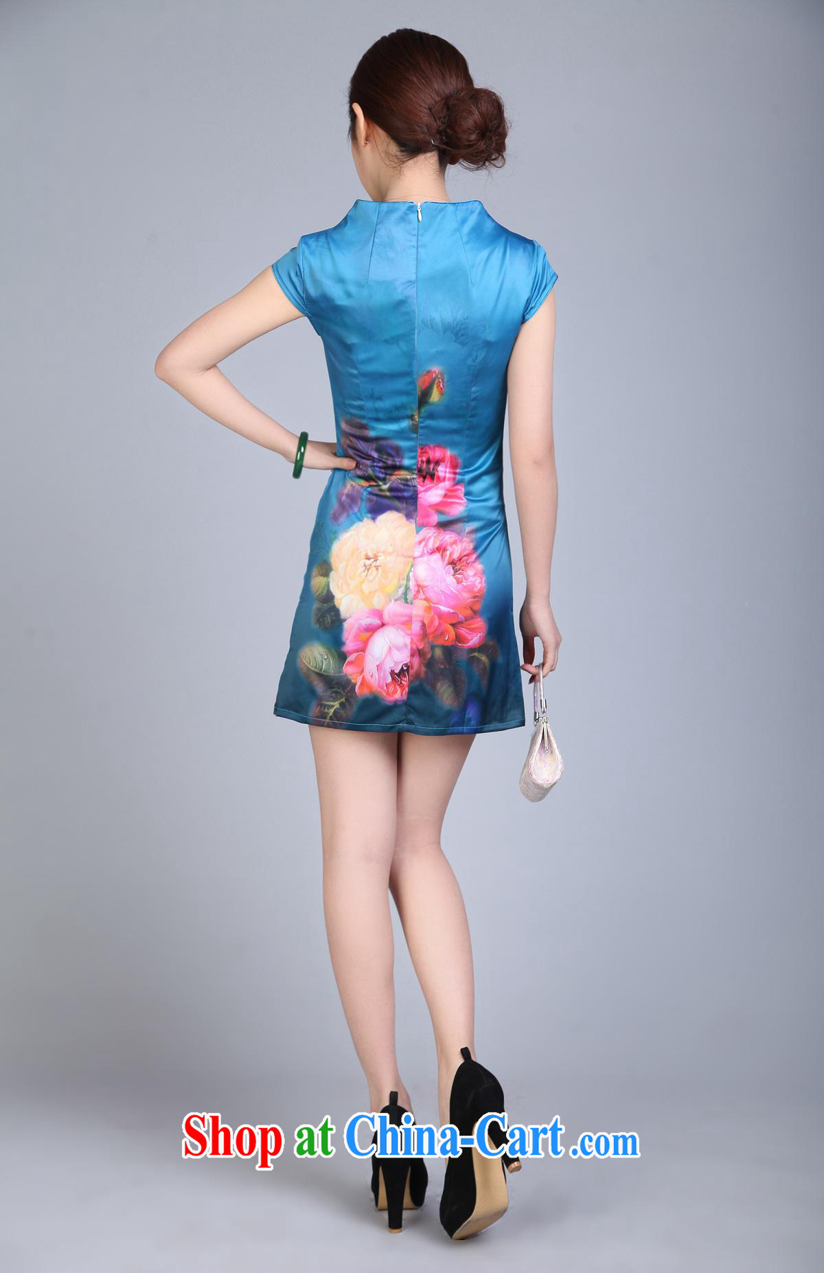 Wholesale improved Chinese qipao summer stylish improved short-neck does not open the truck daily cheongsam dress 0005 FS XL pictures, price, brand platters! Elections are good character, the national distribution, so why buy now enjoy more preferential! Health