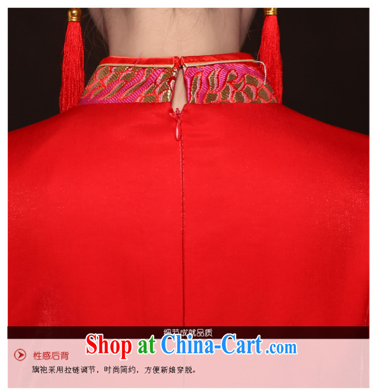 man she married Yi Manni 2015 spring thick new cheongsam dress marriage long-sleeved red bows Service Bridal Fashion wedding dresses antique dresses XXL pictures, price, brand platters! Elections are good character, the national distribution, so why buy now enjoy more preferential! Health