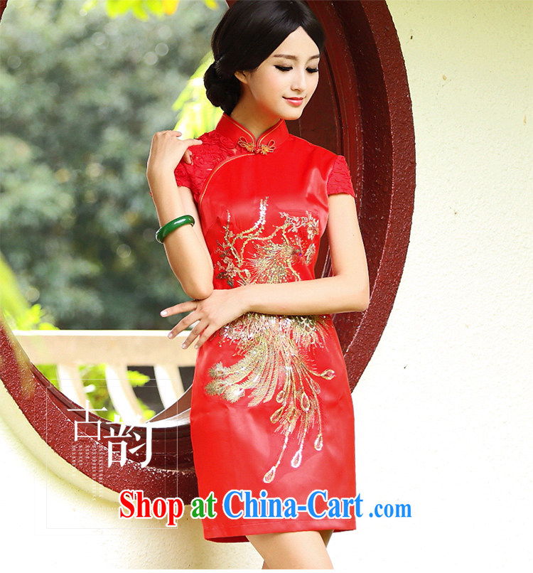 China classic * Fire Phoenix. recommended improved retro wedding dress stylish and elegant toasting Service Bridal red XXL pictures, price, brand platters! Elections are good character, the national distribution, so why buy now enjoy more preferential! Health