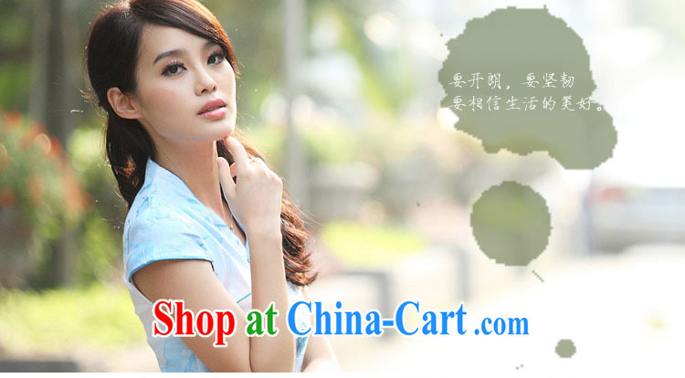 Days in Korea (ThYs) 2015 spring Stylish retro beauty and elegant dresses dresses A 6920 blue XL pictures, price, brand platters! Elections are good character, the national distribution, so why buy now enjoy more preferential! Health