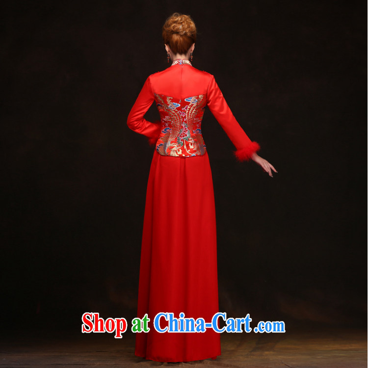 man she married Yi Manni Chinese improved cheongsam 2015 spring and summer new bride toast wedding dresses 6098 WYFC XXL pictures, price, brand platters! Elections are good character, the national distribution, so why buy now enjoy more preferential! Health