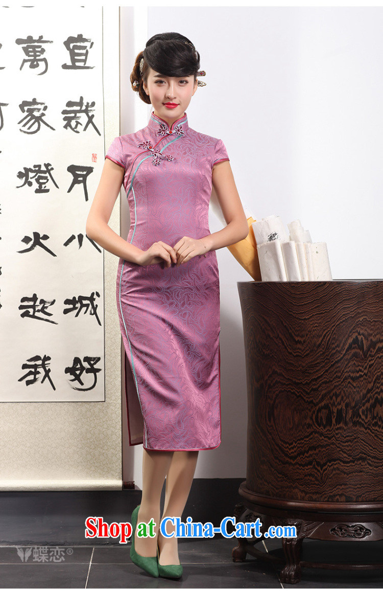 Butterfly Lovers spring 2015 the new, improved and stylish beauty cheongsam dress retro long daily Silk Cheongsam, gas - new and pre-sale 20 days XXL pictures, price, brand platters! Elections are good character, the national distribution, so why buy now enjoy more preferential! Health