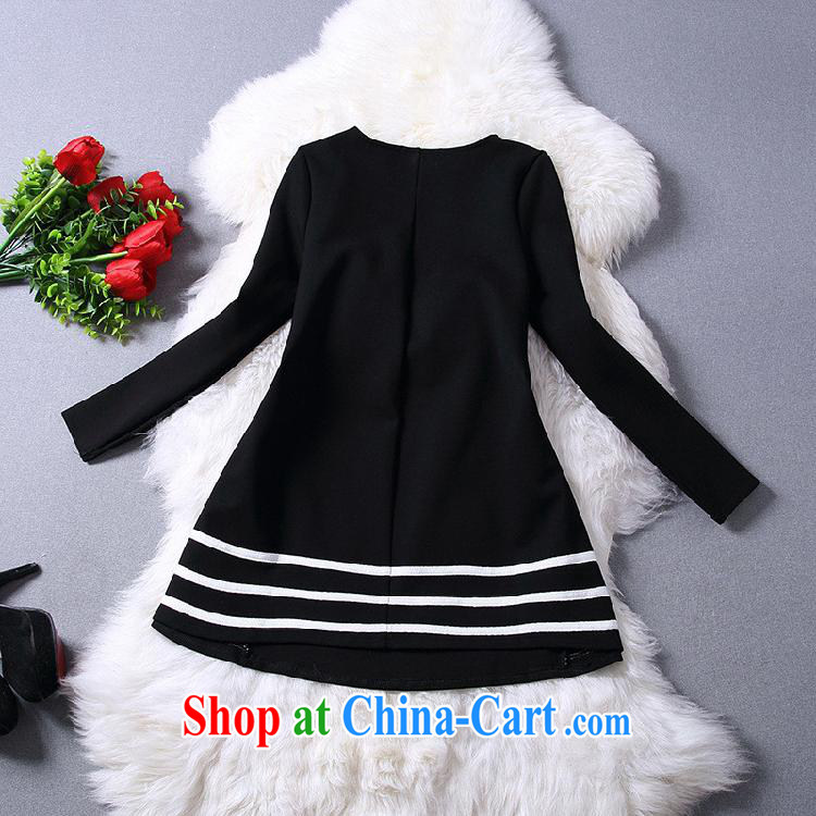 Ya-ting 2015 store the code and the new cartoon thick MM T long-sleeved shirt 200 jack to wear solid pregnant women dress black are code pictures, price, brand platters! Elections are good character, the national distribution, so why buy now enjoy more preferential! Health