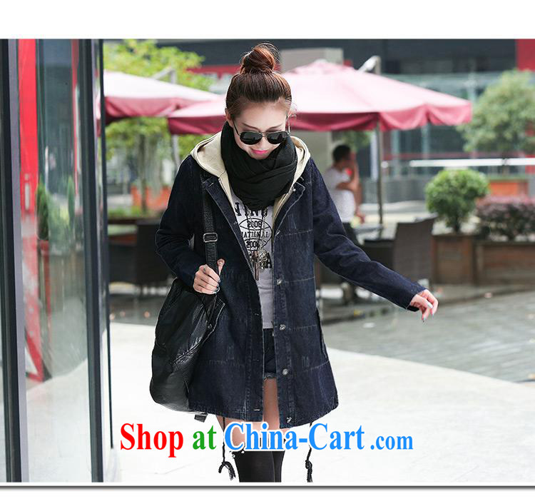 Deloitte Touche Tohmatsu store sunny spring 2015 new Korean Beauty Cowboys fan Yi, female, long temperament, long-sleeved jacket girls blue spot supply XXL pictures, price, brand platters! Elections are good character, the national distribution, so why buy now enjoy more preferential! Health
