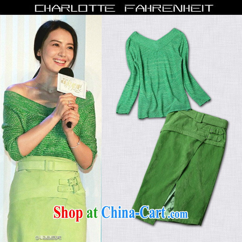Ya-ting store Gao Yuanyuan, The 2015 spring Female European site low-neck does not rule as a pop-up two-piece OYZ 1400 photo color L