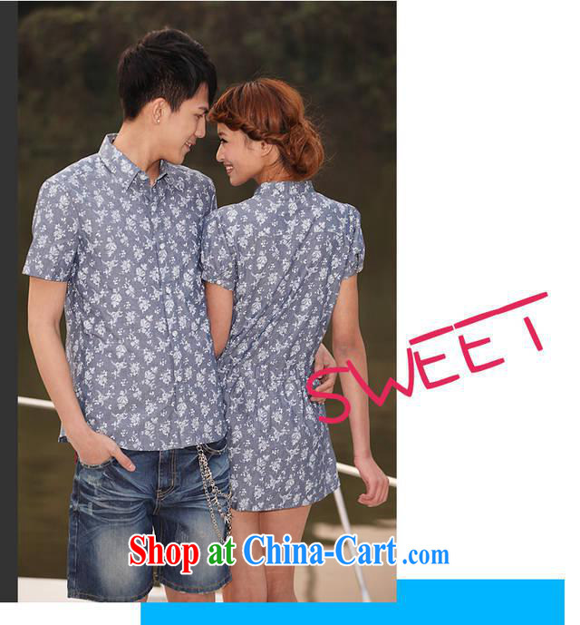 Qin Qing store couples with summer, new Korean women Dress Shirt 946,678 dark gray XXL pictures, price, brand platters! Elections are good character, the national distribution, so why buy now enjoy more preferential! Health