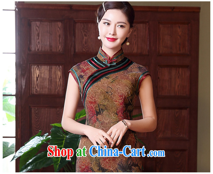 The CYD HO Kwun Tong' Cayman Hyatt silk fragrant cloud yarn high-end antique dresses 2015 spring and summer style new sauna Silk Cheongsam dress QD 5120 fancy XXXL pictures, price, brand platters! Elections are good character, the national distribution, so why buy now enjoy more preferential! Health