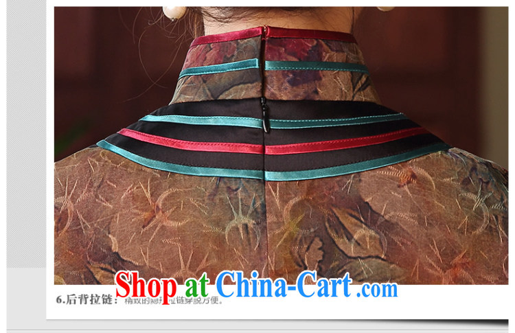 The CYD HO Kwun Tong' Cayman Hyatt silk fragrant cloud yarn high-end antique dresses 2015 spring and summer style new sauna Silk Cheongsam dress QD 5120 fancy XXXL pictures, price, brand platters! Elections are good character, the national distribution, so why buy now enjoy more preferential! Health