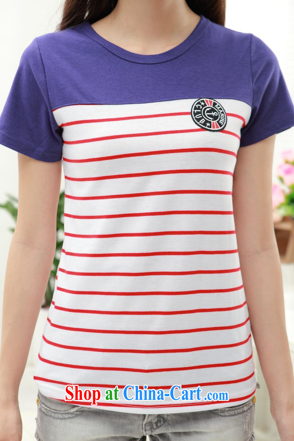 Deloitte Touche Tohmatsu sunny store new short-sleeved striped stitching couples replace FL 38,055 serving on the uniforms of red XXXL pictures, price, brand platters! Elections are good character, the national distribution, so why buy now enjoy more preferential! Health