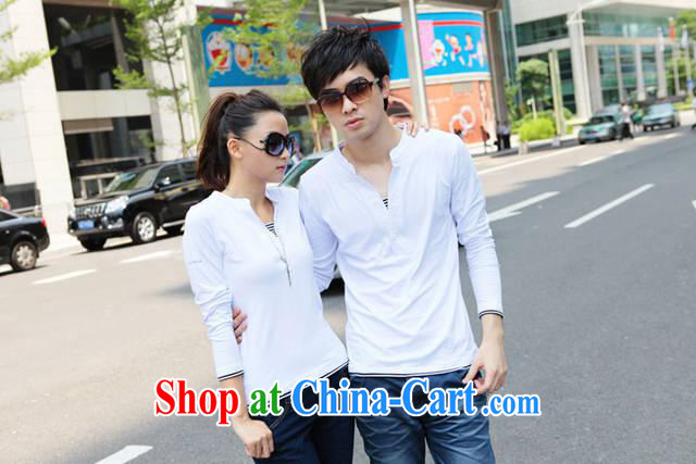 Qin Qing store couples with long-sleeved T-shirt leave two 946,686 white men XXXL pictures, price, brand platters! Elections are good character, the national distribution, so why buy now enjoy more preferential! Health