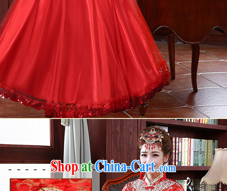 A good service is 2015 New Spring Summer bridal wedding dress Chinese married Yi long-sleeved cheongsam dress uniform toast, Autumn 9 3 cuff XL pictures, price, brand platters! Elections are good character, the national distribution, so why buy now enjoy more preferential! Health