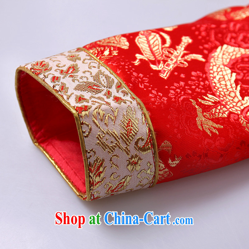 A good service is a 2015 new spring/summer bridal wedding dress Chinese marry long-sleeved clothing cheongsam dress uniform toast fall, 9 cuff XL 3, good service, and, shopping on the Internet