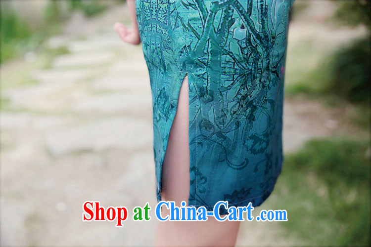 Sung Yang 2015 new summer Korean Beauty Chinese collar half sleeve cheongsam stylish stamp dresses Phillips XXL pictures, price, brand platters! Elections are good character, the national distribution, so why buy now enjoy more preferential! Health