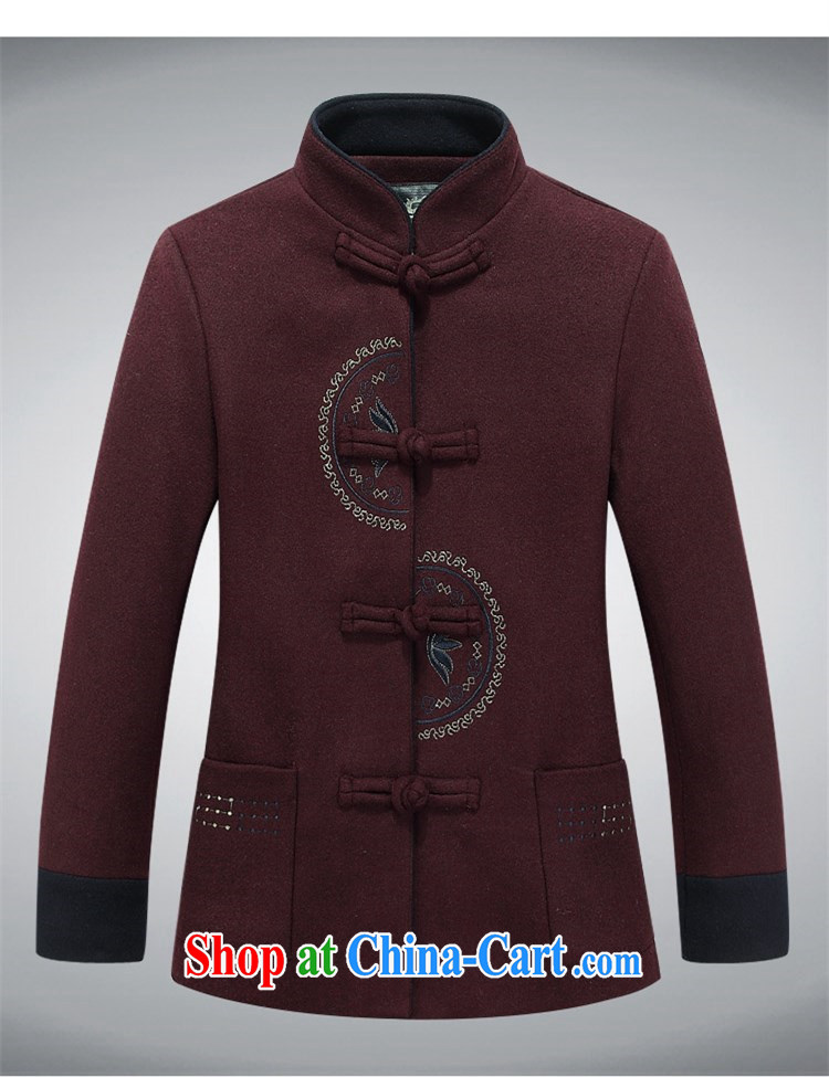 Beijing the Chinese hair? jacket coat in Ms. older autumn and winter leisure daily liberal mother jackets wine red XXXL pictures, price, brand platters! Elections are good character, the national distribution, so why buy now enjoy more preferential! Health