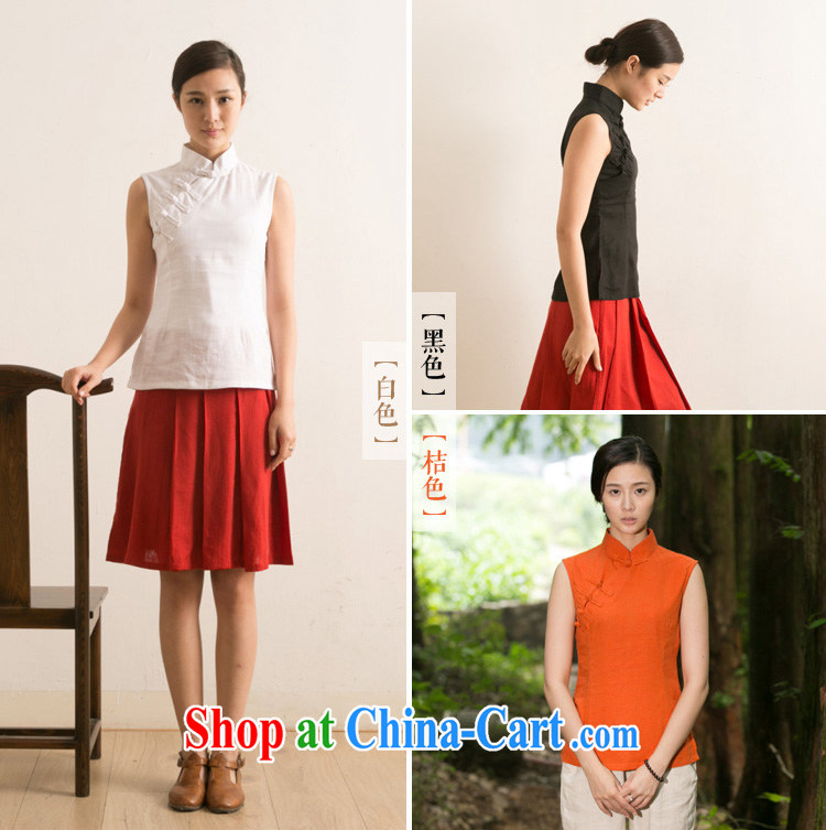 The TSU defense (Azouari) summer original pre-sale improved Chinese body sleeveless dresses T-shirt girl cheongsam collar T-shirt orange XL deserve pictures, price, brand platters! Elections are good character, the national distribution, so why buy now enjoy more preferential! Health