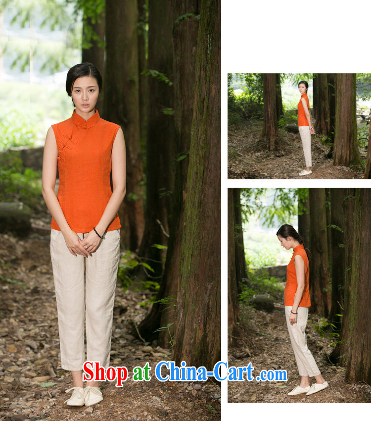 The TSU defense (Azouari) summer original pre-sale improved Chinese body sleeveless dresses T-shirt girl cheongsam collar T-shirt orange XL deserve pictures, price, brand platters! Elections are good character, the national distribution, so why buy now enjoy more preferential! Health