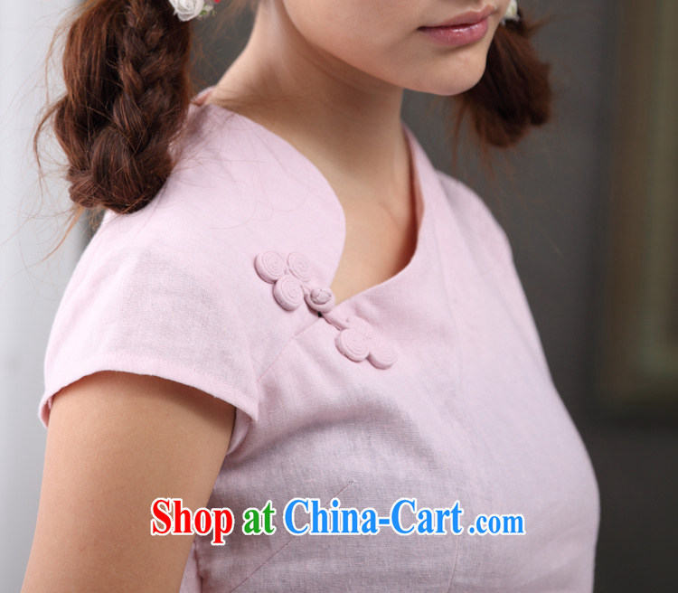 The TSU defense (Azouari) spring and summer dresses shirt improved Crescent for girls dresses the buckle cotton clothes the Chinese shirt peach pink L pictures, price, brand platters! Elections are good character, the national distribution, so why buy now enjoy more preferential! Health