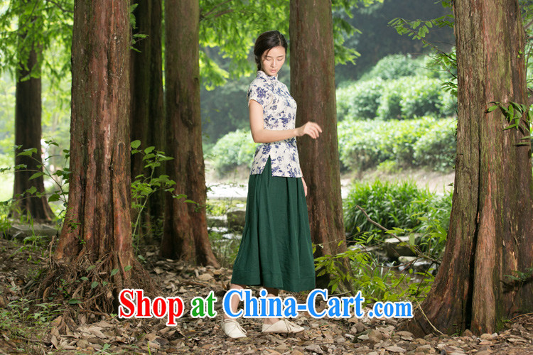 The TSU defense (Azouari) retro spring and summer cotton Ma Chinese qipao collared T-shirt beauty China wind improved cheongsam shirt tea serve stamp XL pictures, price, brand platters! Elections are good character, the national distribution, so why buy now enjoy more preferential! Health
