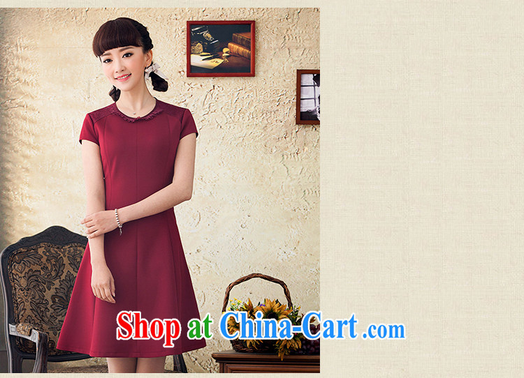 once and for all, fatally jealous smoke Chinese Ethnic Wind dresses women 2015 new spring and summer beauty style skirt retro red 2 XL March 27, shipping pictures, price, brand platters! Elections are good character, the national distribution, so why buy now enjoy more preferential! Health