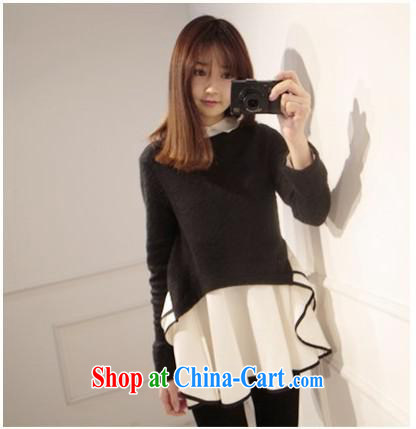Ya-ting store pregnant women with irregular edges Level Sense flouncing, with stitching doll for pregnant women dress black XL pictures, price, brand platters! Elections are good character, the national distribution, so why buy now enjoy more preferential! Health