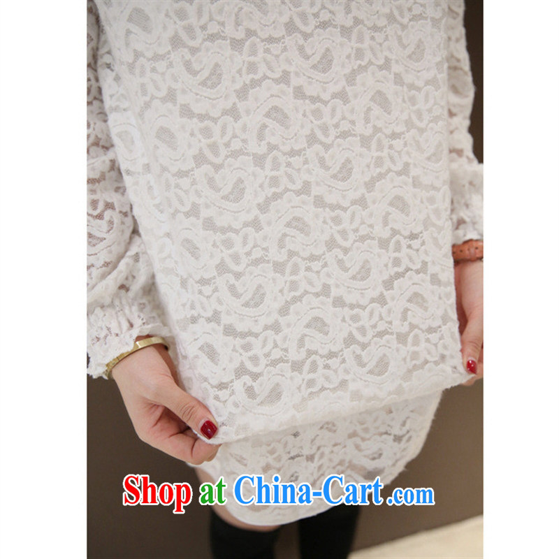Ya-ting store pregnant women with new spring style lace up collar lace long-sleeved maternity dress dark gray are code, blue rain bow, and shopping on the Internet
