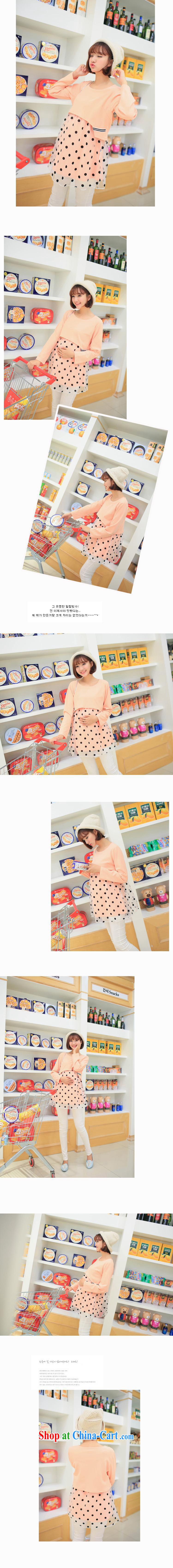 Ya-ting store pregnant women with Korean autumn and replace loose dot breast-feeding pregnant women wearing two pregnant women pregnant women dress shirt pale pink XL pictures, price, brand platters! Elections are good character, the national distribution, so why buy now enjoy more preferential! Health