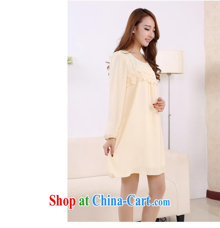 Ya-ting store pregnant women with spring loaded lace stitching snow woven loose long-sleeved maternity dress beige XL pictures, price, brand platters! Elections are good character, the national distribution, so why buy now enjoy more preferential! Health