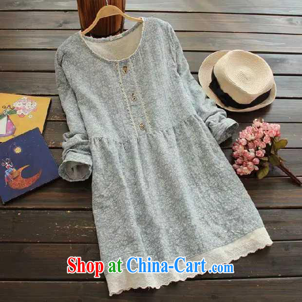 Ya-ting store pregnant women spring new Korean fashion cotton the chopper take long-sleeved maternity dress A Field dress light blue XXL pictures, price, brand platters! Elections are good character, the national distribution, so why buy now enjoy more preferential! Health