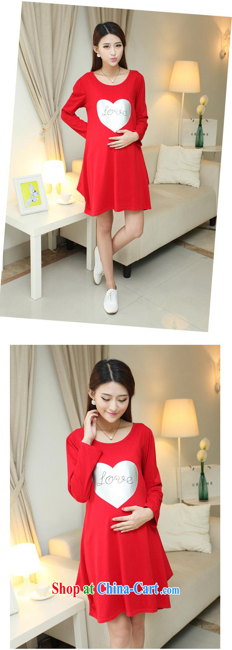 Ya-ting store pregnant women with autumn new love long-sleeved maternity dress the code t-shirt light blue L pictures, price, brand platters! Elections are good character, the national distribution, so why buy now enjoy more preferential! Health