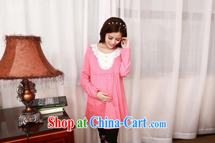 Ya-ting store pregnant women with Spring and Autumn and long-sleeved dresses cotton loose waves, pregnant women dress collection cyan XL pictures, price, brand platters! Elections are good character, the national distribution, so why buy now enjoy more preferential! Health