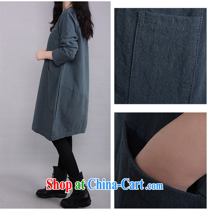 Ya-ting store pregnant women with autumn and the New Korean women with large, fearless young man arts very casual long-sleeved pregnant women dresses wine red XXL, blue rain bow, and shopping on the Internet