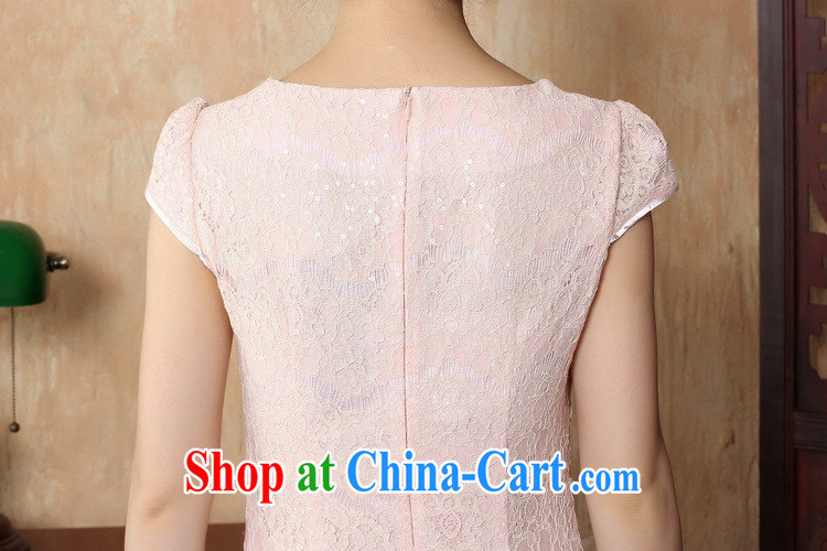 Bin Laden smoke-free summer new dress everyday personality and Beauty package and tight short lace cheongsam dress the dress light blue 2 XL pictures, price, brand platters! Elections are good character, the national distribution, so why buy now enjoy more preferential! Health
