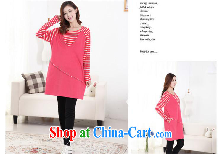 Ya-ting store pregnant women with breast-feeding the Spring and Autumn and Stripes stitching T pension spell color pregnant women dress, feeding and clothing red XL pictures, price, brand platters! Elections are good character, the national distribution, so why buy now enjoy more preferential! Health