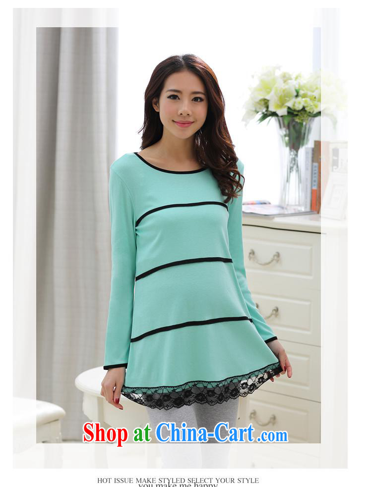 Ya-ting store pregnant women 2015 spring loaded, solid-colored snow article woven lace, with long-sleeved maternity dress blue XL pictures, price, brand platters! Elections are good character, the national distribution, so why buy now enjoy more preferential! Health