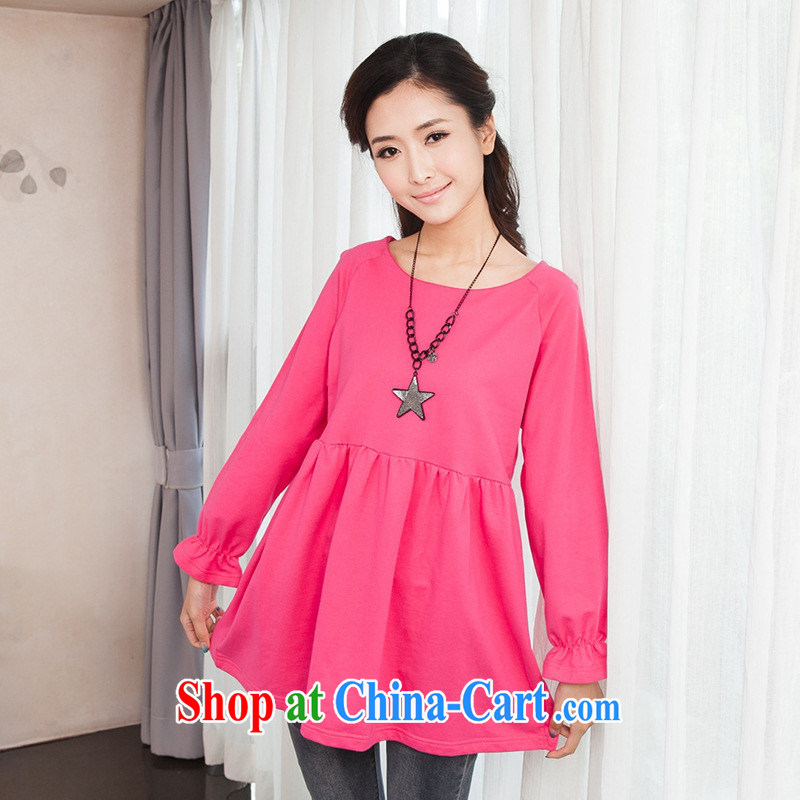 Ya-ting store pregnant women with autumn Korean version 100 to ground, the pregnant women long-sleeved dress pregnant women as well as the red XL, blue rain bow, and shopping on the Internet