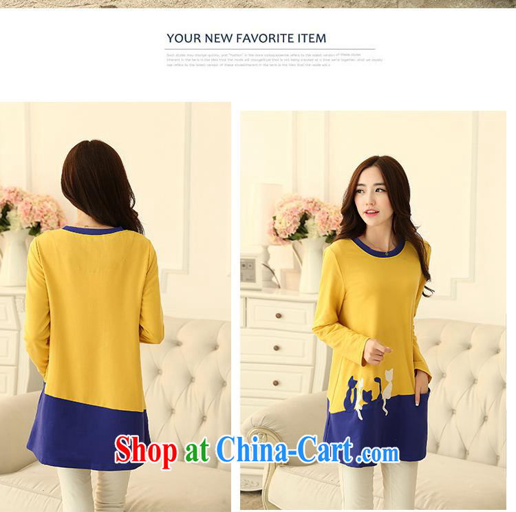 Ya-ting store pregnant spring new Korean fashion spell color pregnant women T-shirt cartoon embroidery pregnant women dress light gray XXXL pictures, price, brand platters! Elections are good character, the national distribution, so why buy now enjoy more preferential! Health