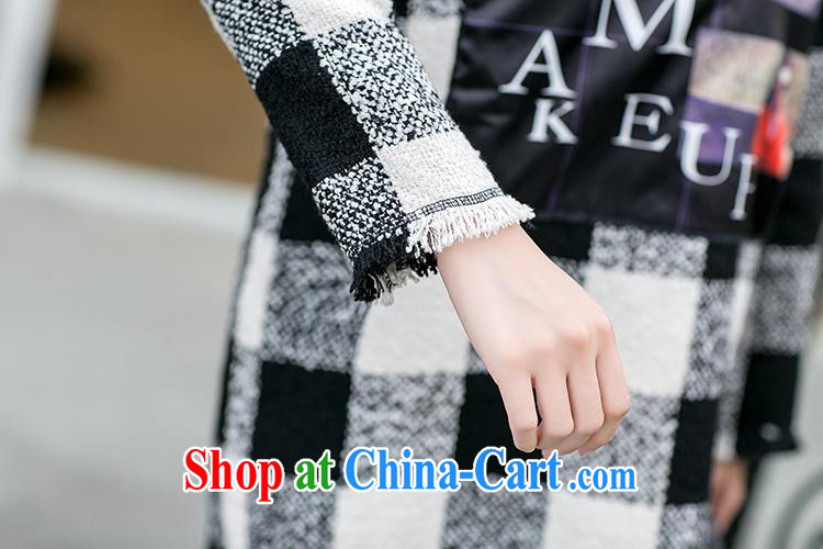 Ya-ting store pregnant women with Korean personality pattern stamp black tartan the long-sleeved pregnant women dress picture color XL pictures, price, brand platters! Elections are good character, the national distribution, so why buy now enjoy more preferential! Health