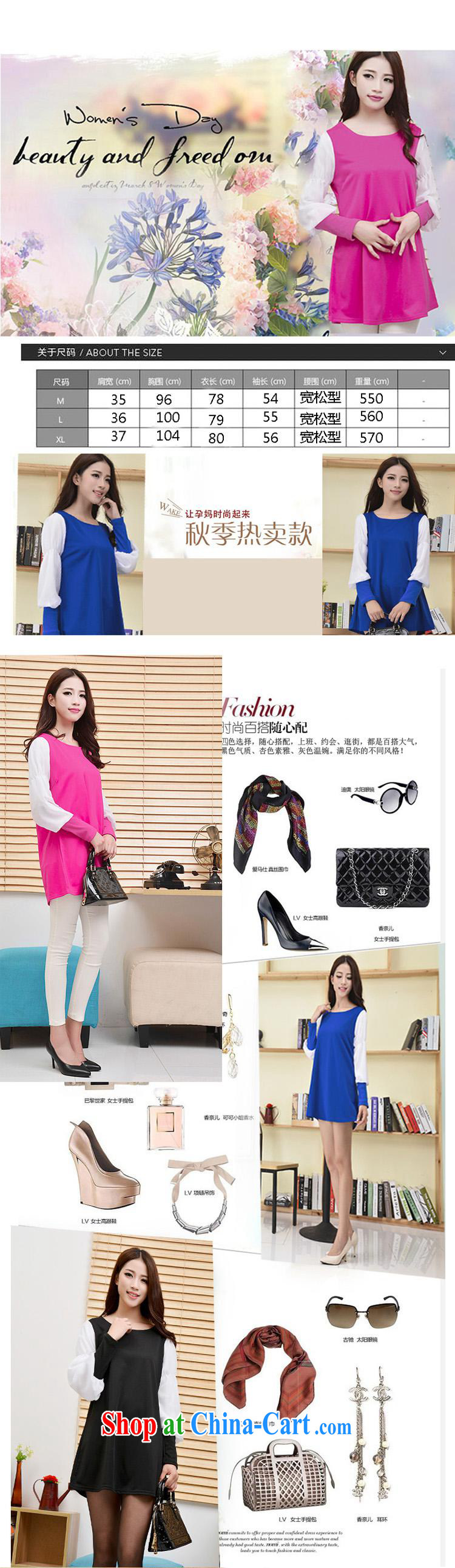 Ya-ting store pregnant women with spring loaded bubble cuff long-sleeved maternity dress blue XL pictures, price, brand platters! Elections are good character, the national distribution, so why buy now enjoy more preferential! Health