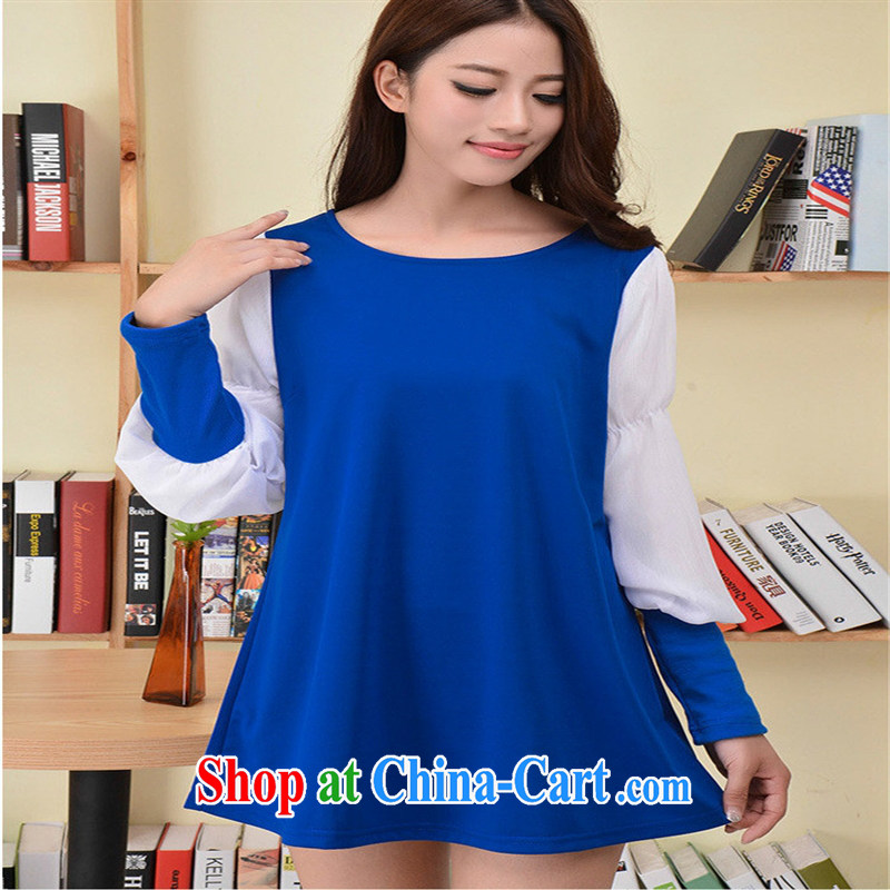 Ya-ting store pregnant women with spring loaded bubble cuff long-sleeved maternity dress blue XL, blue rain bow, and shopping on the Internet