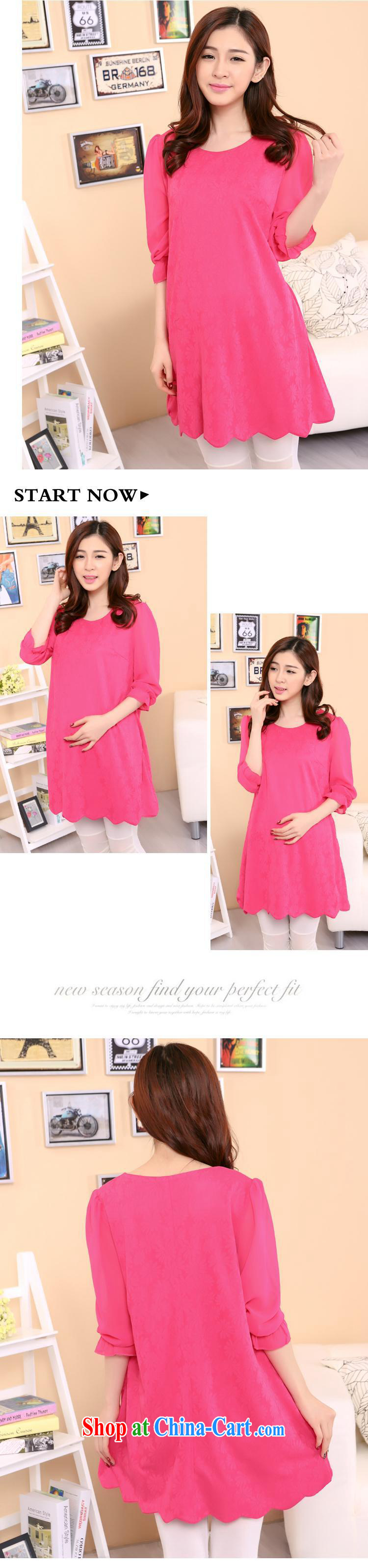Ya-ting store pregnant women with spring loaded Korean fashion loose solid skirt sweet long-sleeved snow woven pregnant women dress of red XL pictures, price, brand platters! Elections are good character, the national distribution, so why buy now enjoy more preferential! Health