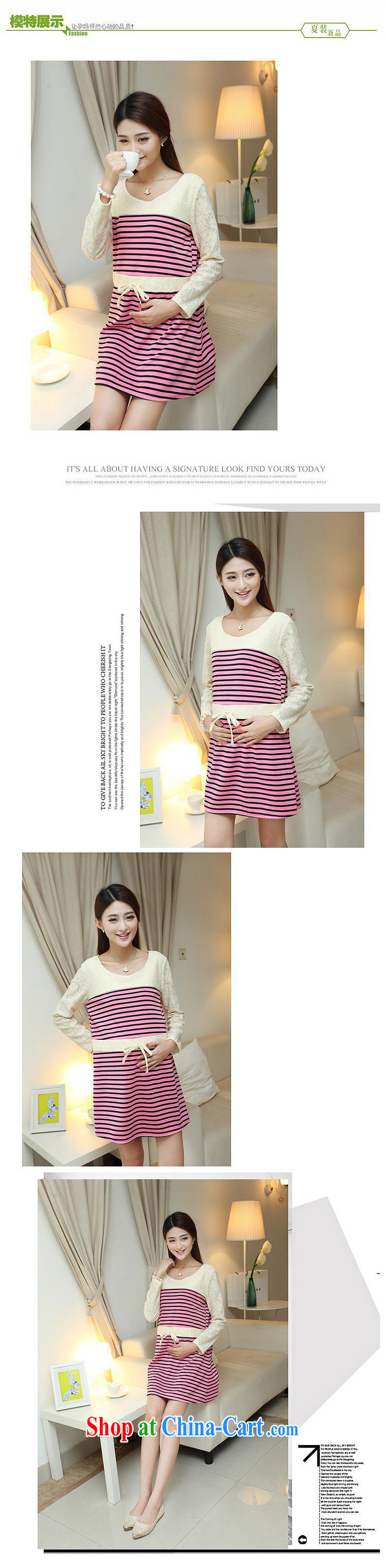 Ya-ting store pregnant women with stripes stitching pregnant women dresses picture color XL pictures, price, brand platters! Elections are good character, the national distribution, so why buy now enjoy more preferential! Health