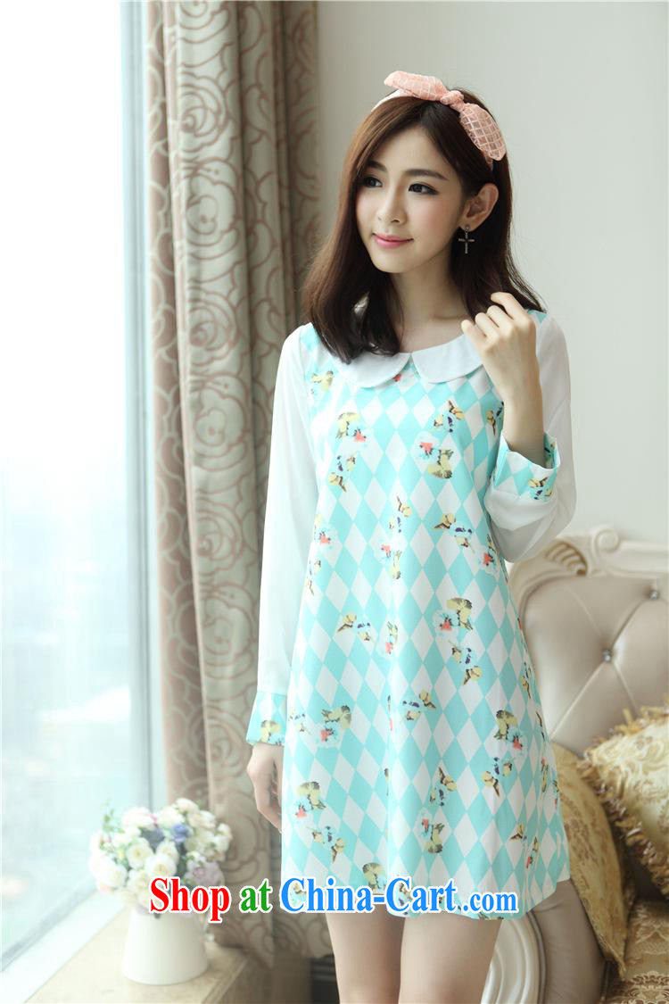 Ya-ting store pregnant women with stylish Korean autumn pregnant women T-shirt snow woven long-sleeved maternity dress blue XL pictures, price, brand platters! Elections are good character, the national distribution, so why buy now enjoy more preferential! Health