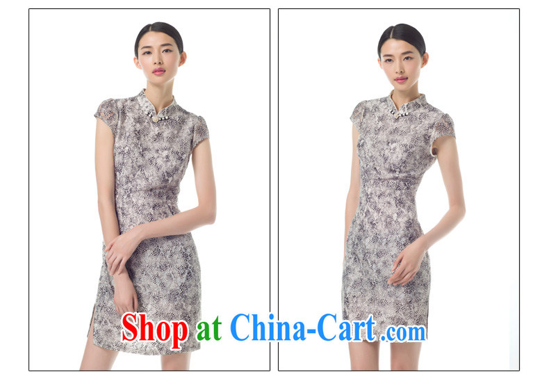 Wood is really the 2015 spring new female Leopard short cheongsam dress stylish beauty lace dresses 42,930 01 black XXL (A) pictures, price, brand platters! Elections are good character, the national distribution, so why buy now enjoy more preferential! Health
