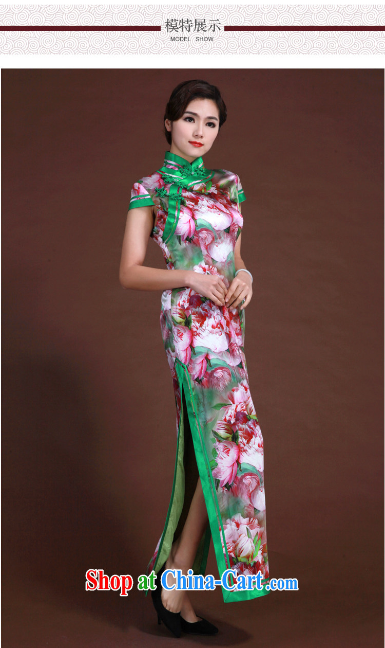 once and for all, high-end manual custom cheongsam dress antique Chinese Dress spring silk painting dresses long suit tailored 10 Day Shipping pictures, price, brand platters! Elections are good character, the national distribution, so why buy now enjoy more preferential! Health