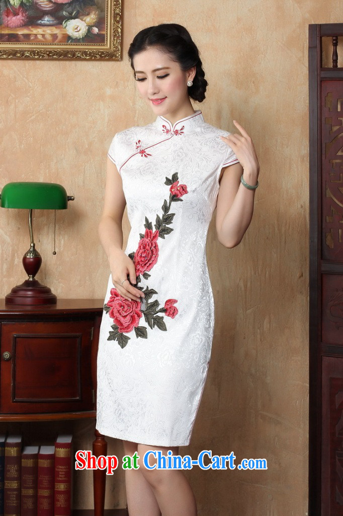 Take the Chinese wind summer new embroidered Chinese, for improved cheongsam dress female graphics thin the ends cheongsam dress as shown color XL pictures, price, brand platters! Elections are good character, the national distribution, so why buy now enjoy more preferential! Health