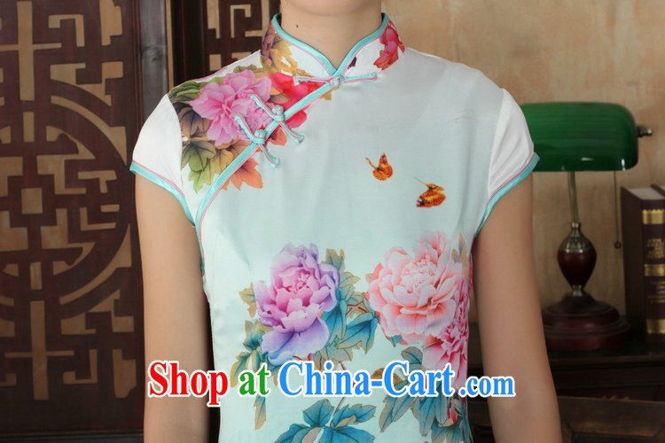 Dan smoke summer new female temperament Chinese qipao Chinese graphics thin beauty is hard, stamp duty for short cheongsam picture color 2 XL pictures, price, brand platters! Elections are good character, the national distribution, so why buy now enjoy more preferential! Health